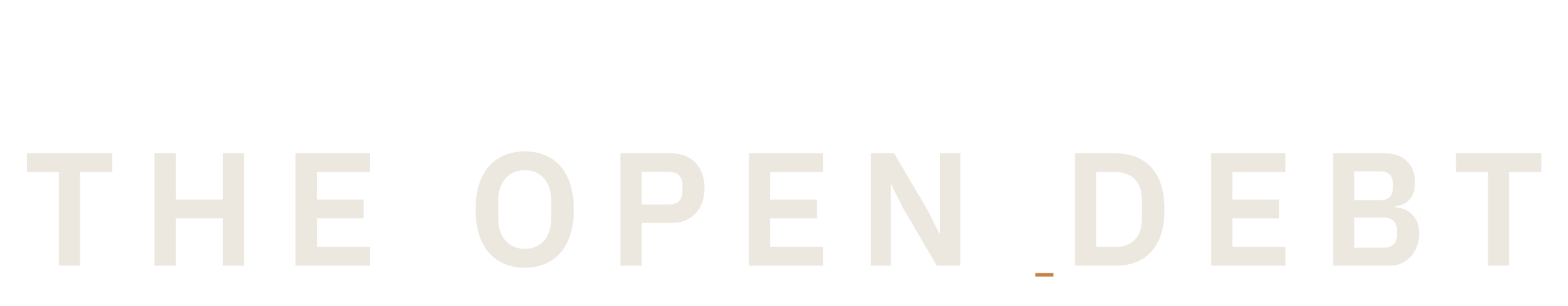 The Open Debt
